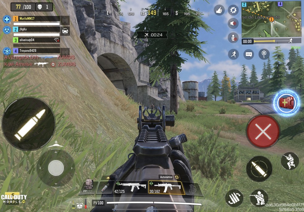 Геймплей королевской битвы Call of Duty Mobile