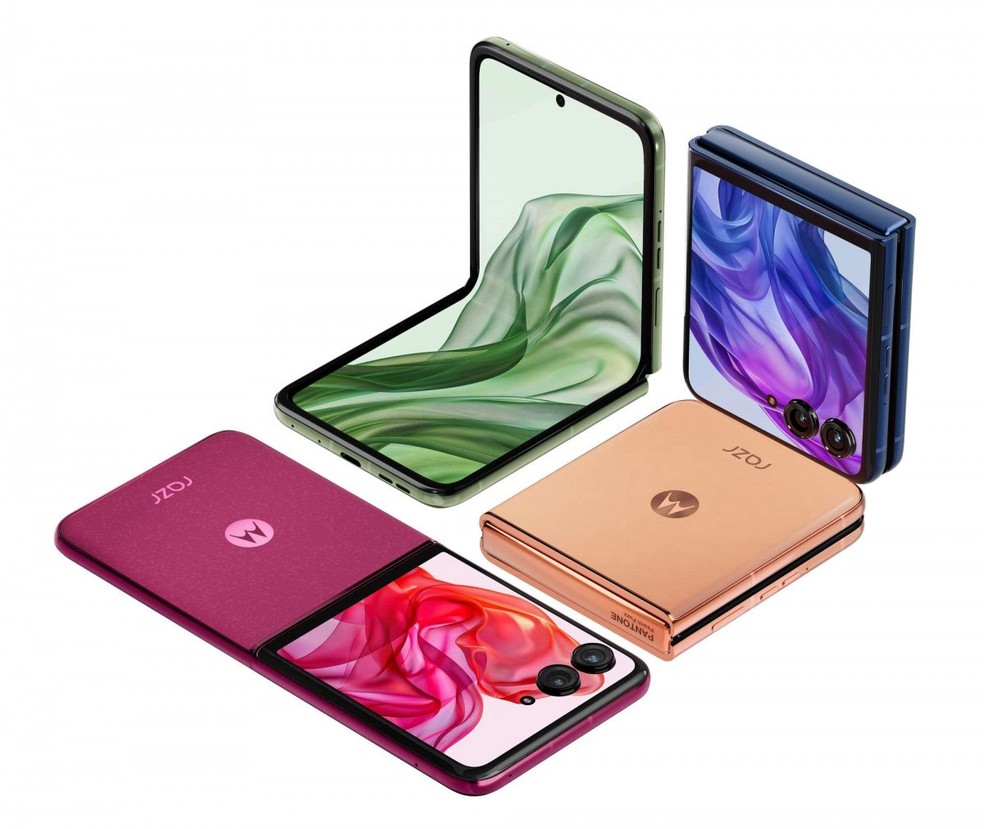 Novo V3: Motorola lança Razr 50 com tela externa gigante e