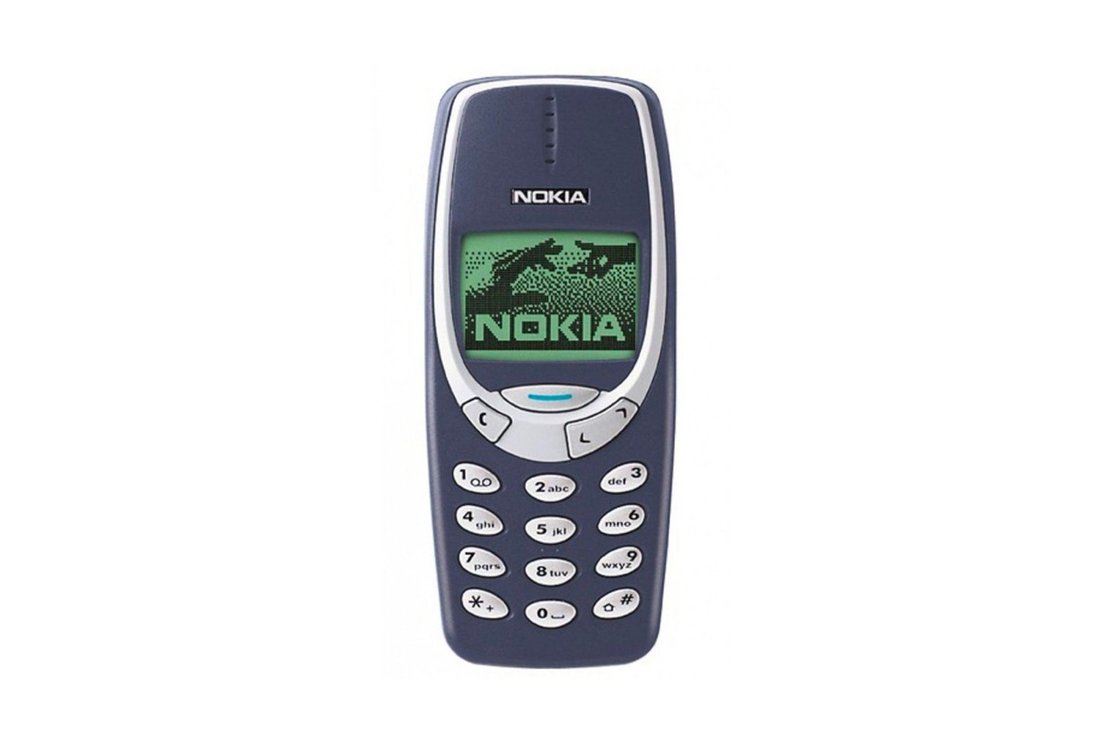 Lançado no início dos anos 2000, o Nokia 3310 conquistou sua fama de indestrutível por ser bastante resistente a quedas. O aparelho ganhou uma nova versão em 2017. Foto – Divulgação/Nokia