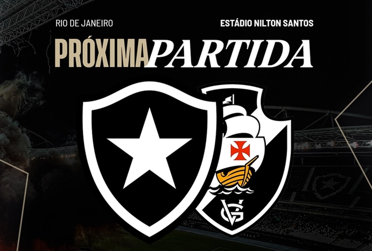 Botafogo x Vasco ao vivo: veja onde assistir, horário e escalações