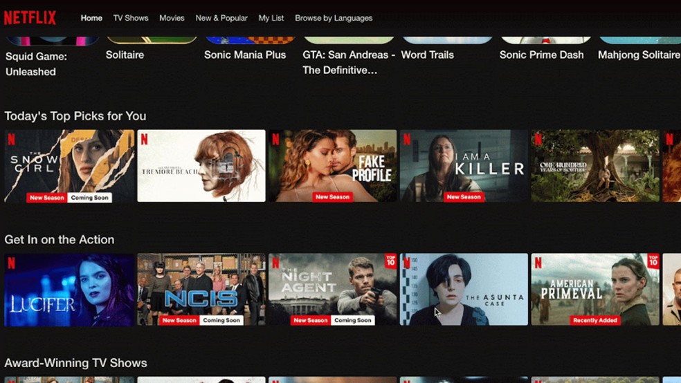  Reprodução/Netflix