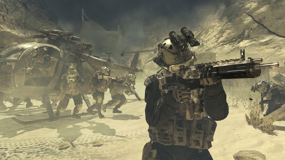 Originalmente lançado em 2009, Call of Duty: Modern Warfare 2 coloca os jogadores no papel de uma força-tarefa encarregada de capturar o terrorista russo Vladimir Makarov — Foto: Divulgação/Steam