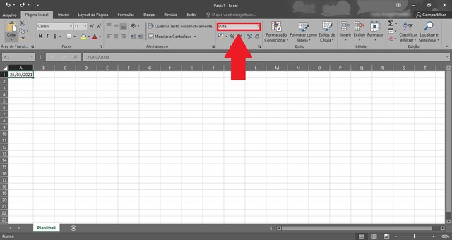 Como colocar dia da semana no Excel