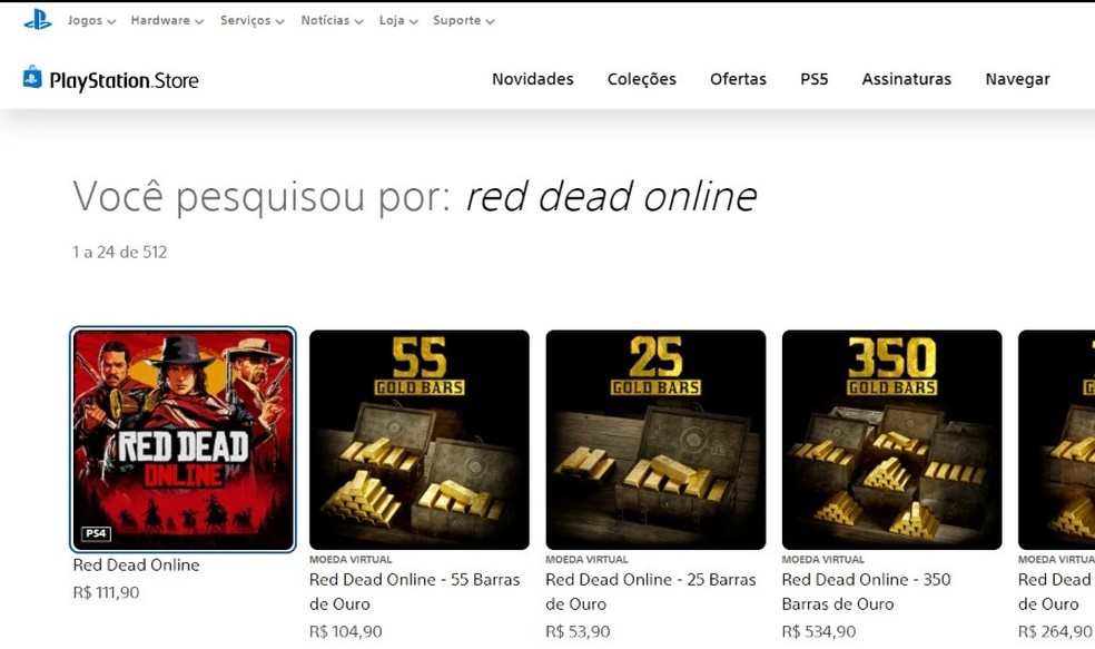 Comprar o Red Dead Online