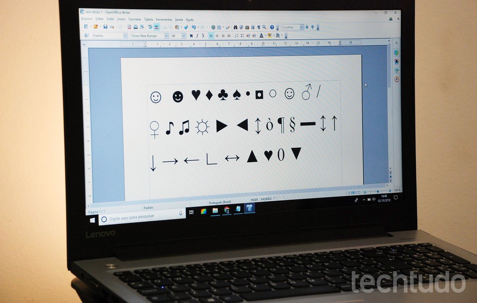 Aprende a inserir símbolos a partir do teclado do teu computador