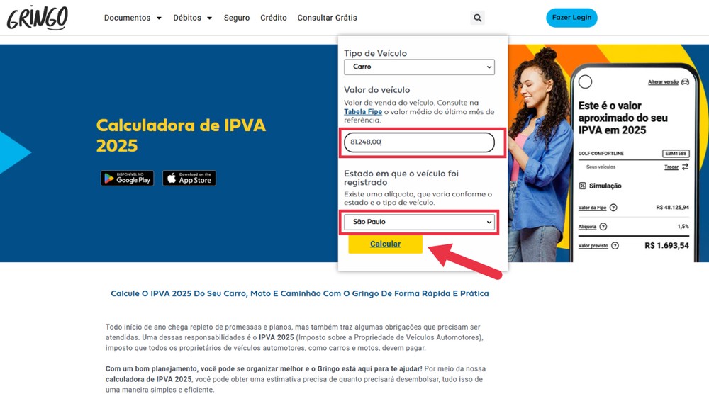 IPVA 2025: saiba como calcular o valor do imposto do seu carro