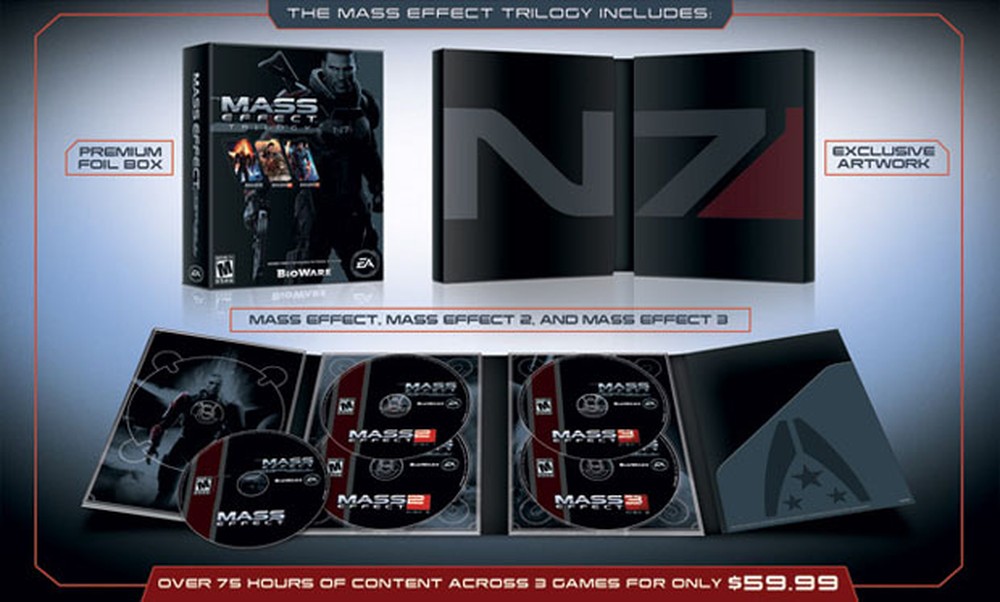 Trilogia Mass Effect leva a série para PlayStation 3