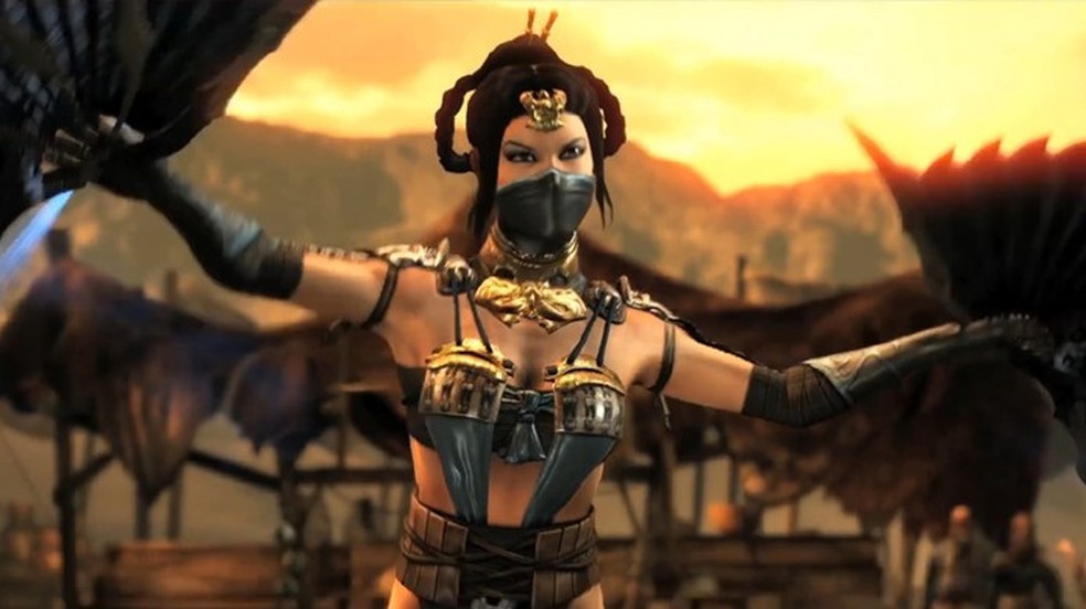 Galáxia Mortal Kombat - As personagens femininas estão com