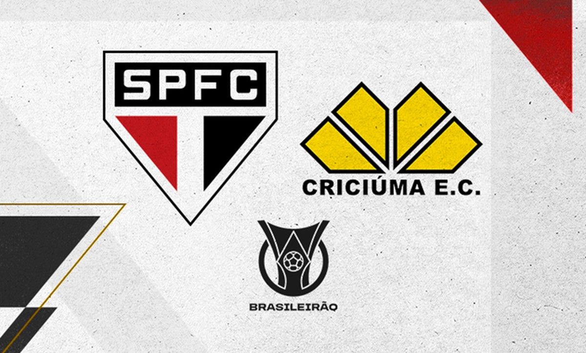 São Paulo x Criciúma ao vivo: veja horário, escalações e onde assistir
