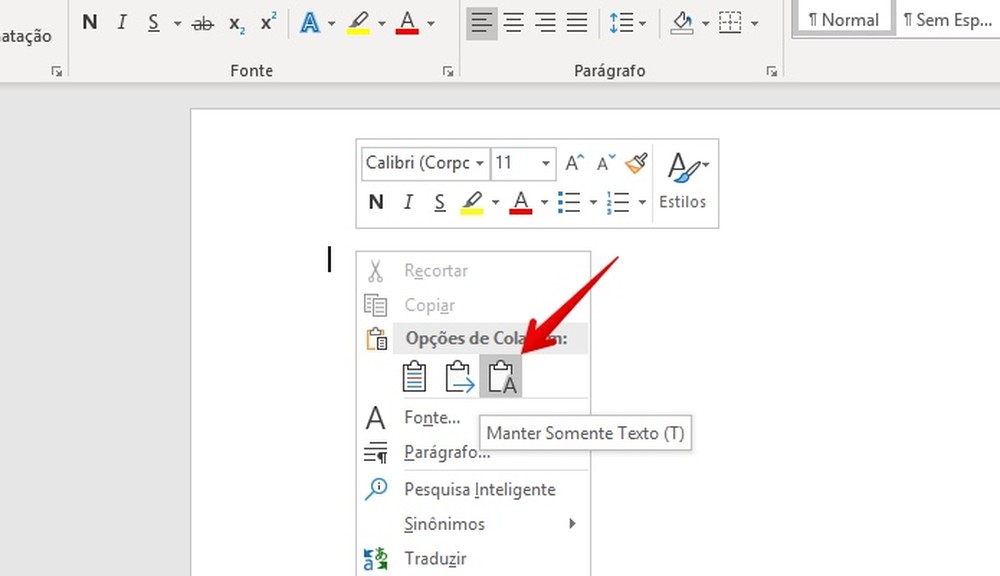 Como tirar espaço entre palavras no Word
