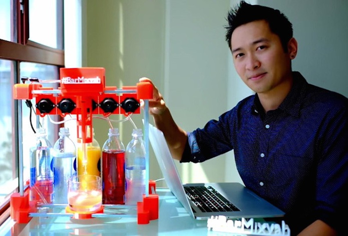 Bartender eletrônico funciona com impressora 3D e controlador arduíno