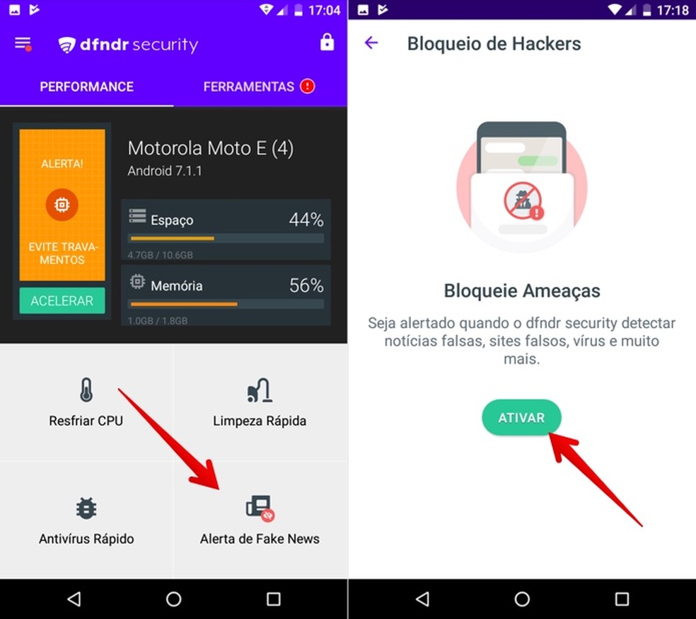 App para resfriar celular saiba como usar o dfndr security