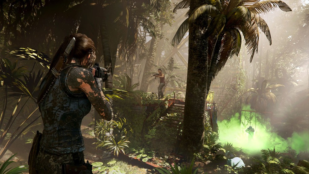 Em Shadow of the Tomb Raider, Lara Croft já se tornou uma habilidosa guerreira e precisa impedir o fim do mundo — Foto: Reprodução/Steam