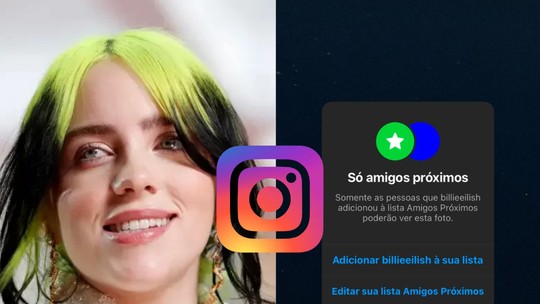 Billie Eilish coloca todos os seguidores no Close Friends do Instagram