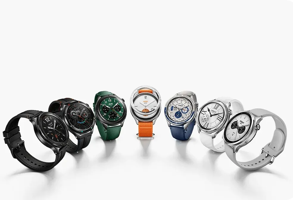 Molduras do Xiaomi Watch S4 são intercambiáveis — Foto: Reprodução/Xiaomi