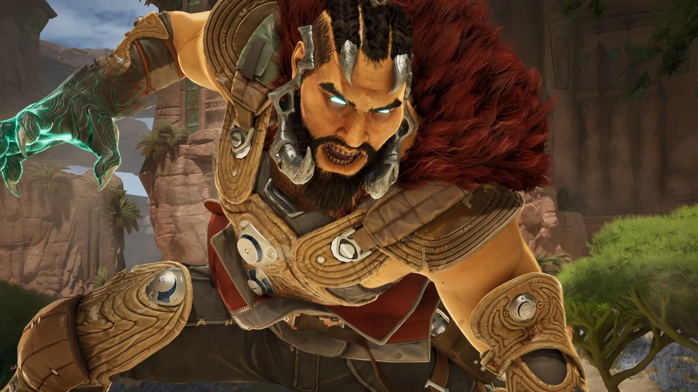 Juba Vermelha é ideal para combates corpo a corpo — Foto: Reprodução/Highguard via YouTube