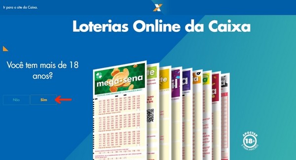 Loterias CAIXA - Agora você aposta na Mega da Virada também pela internet. Loterias  Online, o site oficial das Loterias Caixa. Guarde sua sorte e aposte!  loteriasonline.caixa.gov.br #PraTodosVerem: Na imagem, um computador