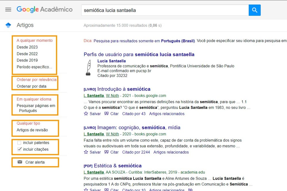 Como usar o Google Acadêmico