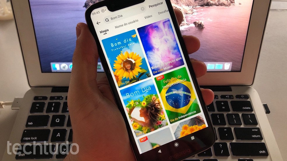 Como baixar vídeo no Biugo de mensagem de boa noite ou bom dia grátis
