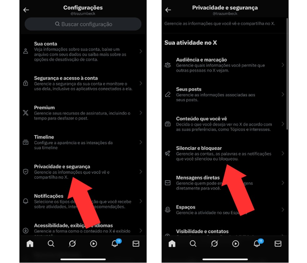  Reprodução/Mariana Tralback