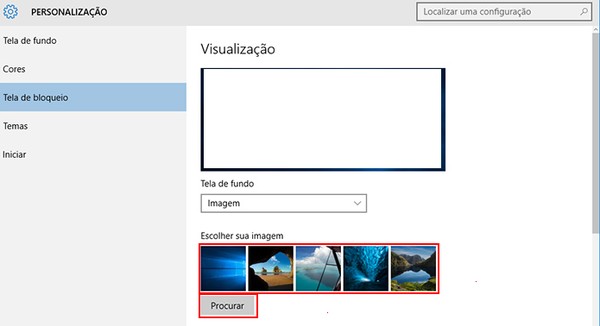 Como mudar o fundo da tela do Windows 10