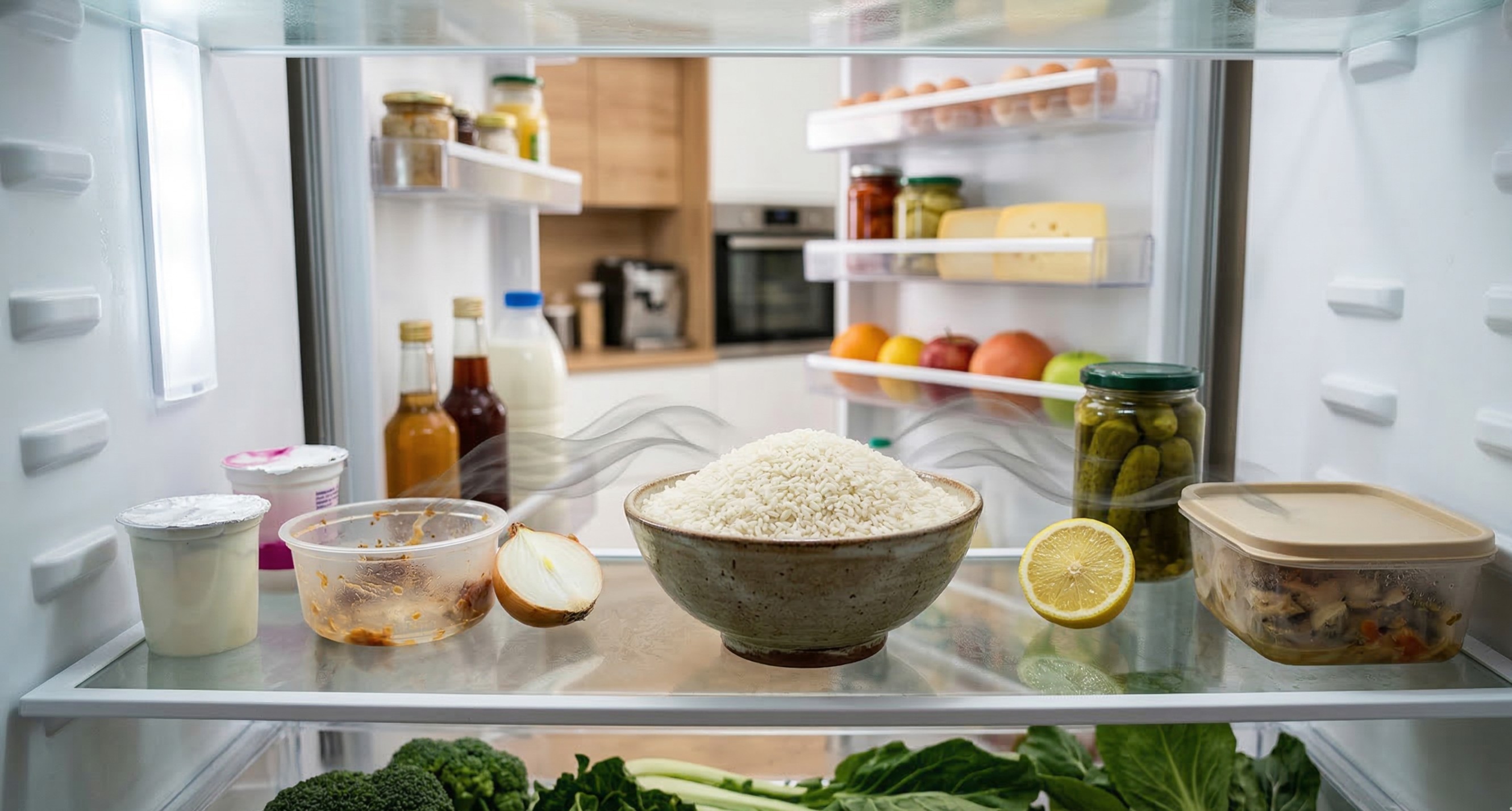 Truque japonês com arroz pode livrar sua geladeira de umidade e mau cheiro