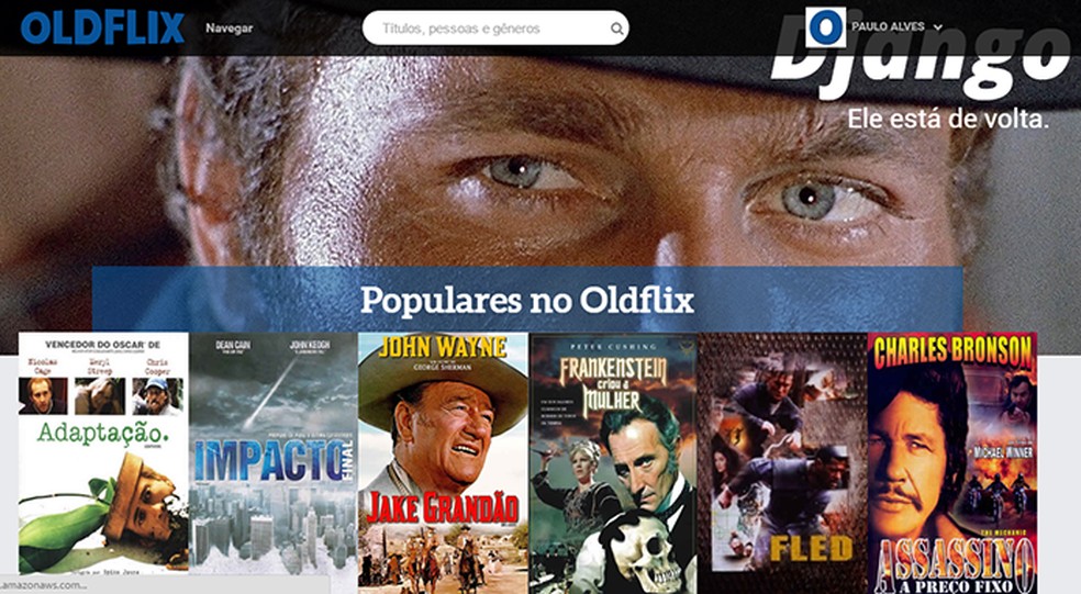 OldFlix, o Netflix dos filmes antigos, exibe clássicos na Internet