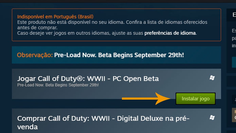 Requisitos de sistema para Call of Duty: WW2