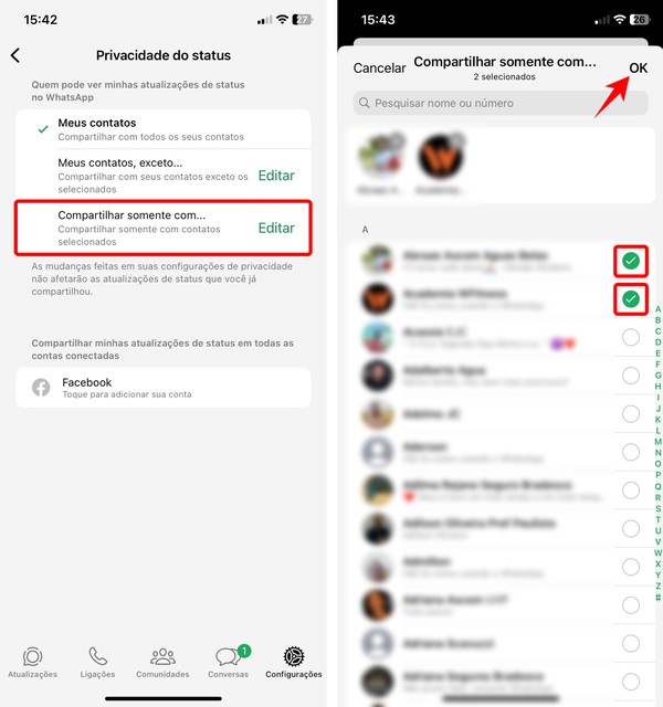 Quem pode ver meu status no WhatsApp? Entenda como configurar função