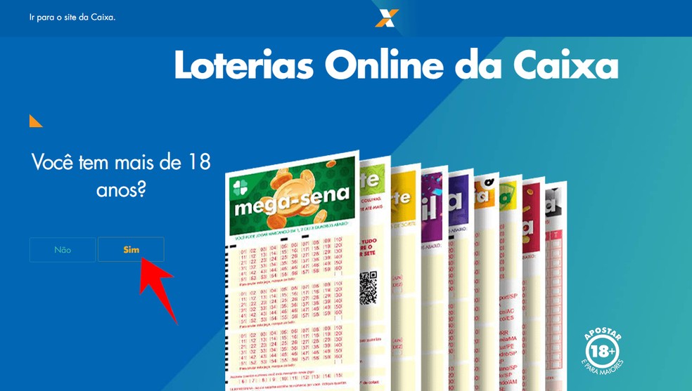 Loterias online Caixa