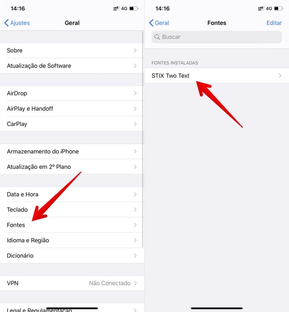 Como instalar fontes no iPhone e mudar a letra com o iOS 13