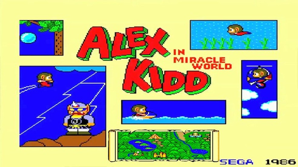 Lista reúne todos os jogos de Alex Kidd, o antigo mascote de Sega
