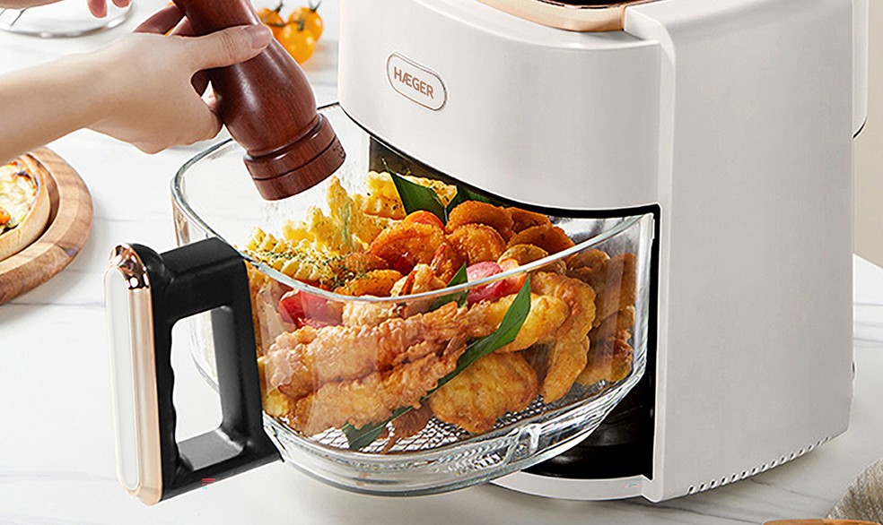 Melhor air fryer de vidro: veja opções para você comprar para a sua cozinha e ter uma visualização melhor dos preparos — Foto: Divulgação/Haeger