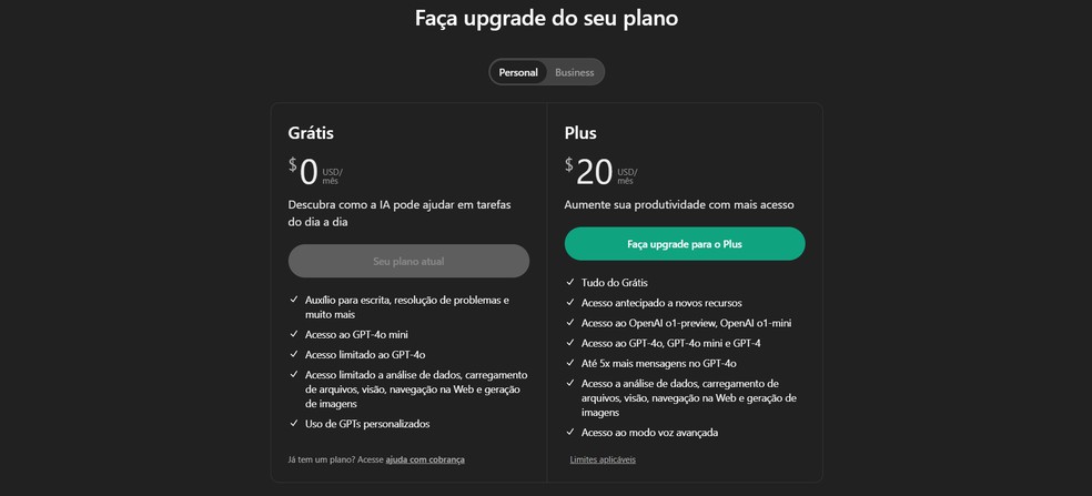  Reprodução/ChatGPT