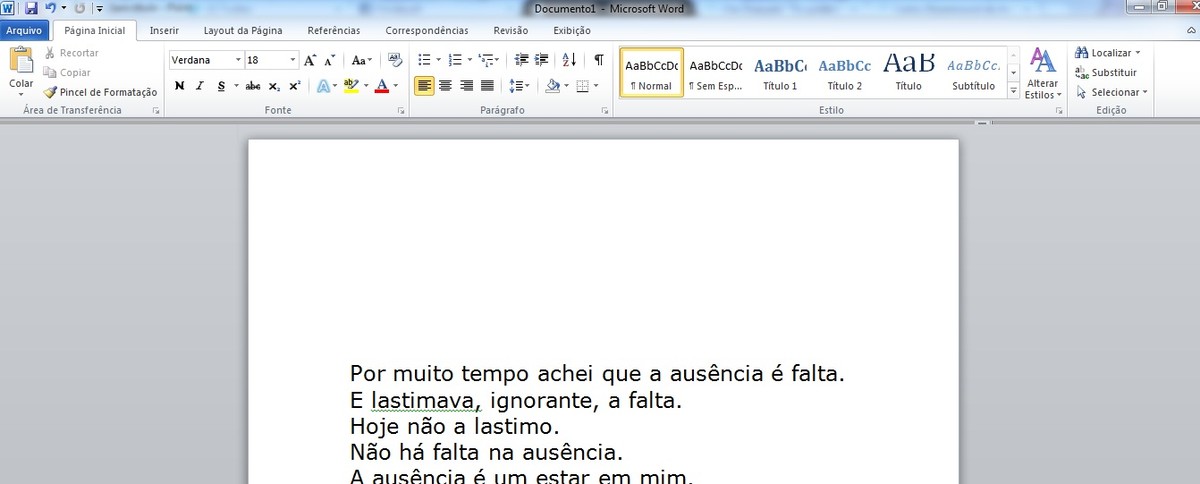 Veja como inserir cabeçalho e rodapé em documento do Word 2010