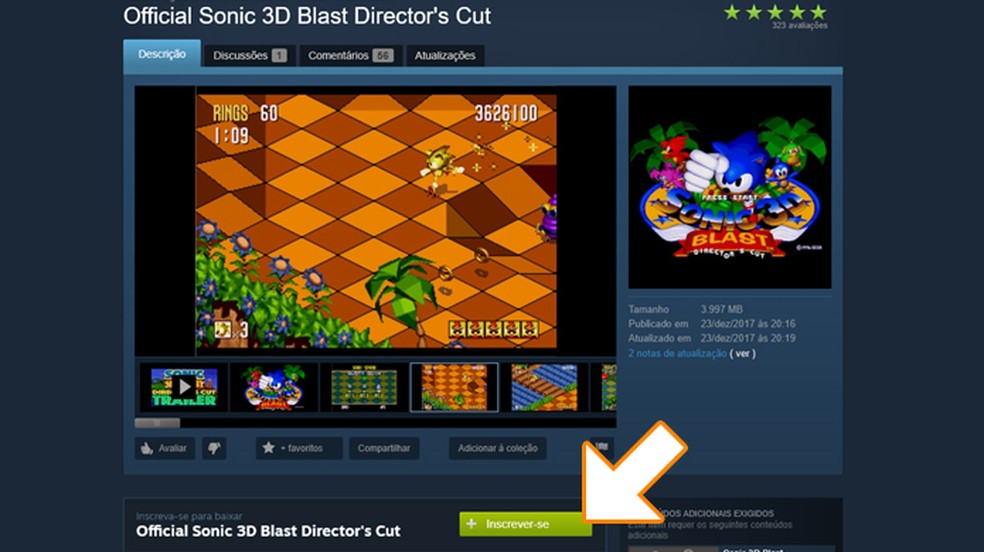Confira as mudanças na jogabilidade de 'Sonic 3D Blast Director's Cut' -  Blog TecToy
