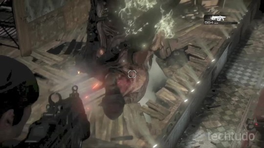 Como destruir a criatura terrestre do teatro no Ato 2 de Gears of War