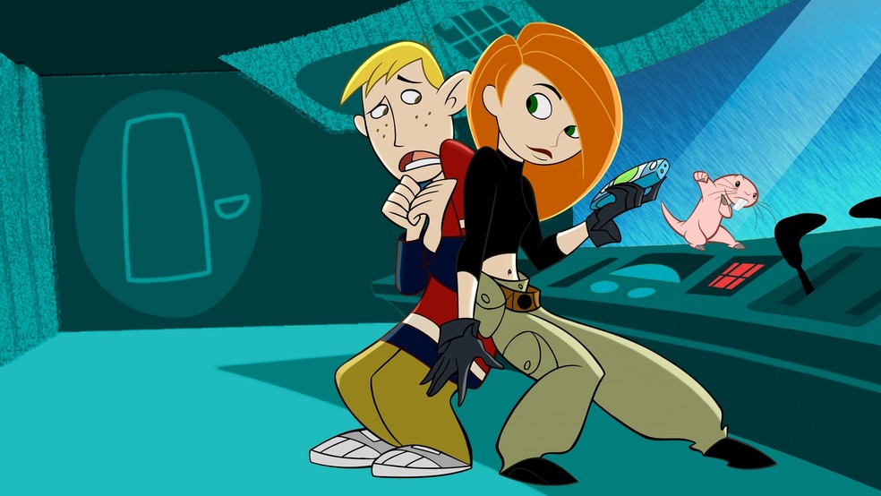 Kim, Ron e Rufus em aventura de combate ao crime — Foto: Reprodução/IMDb