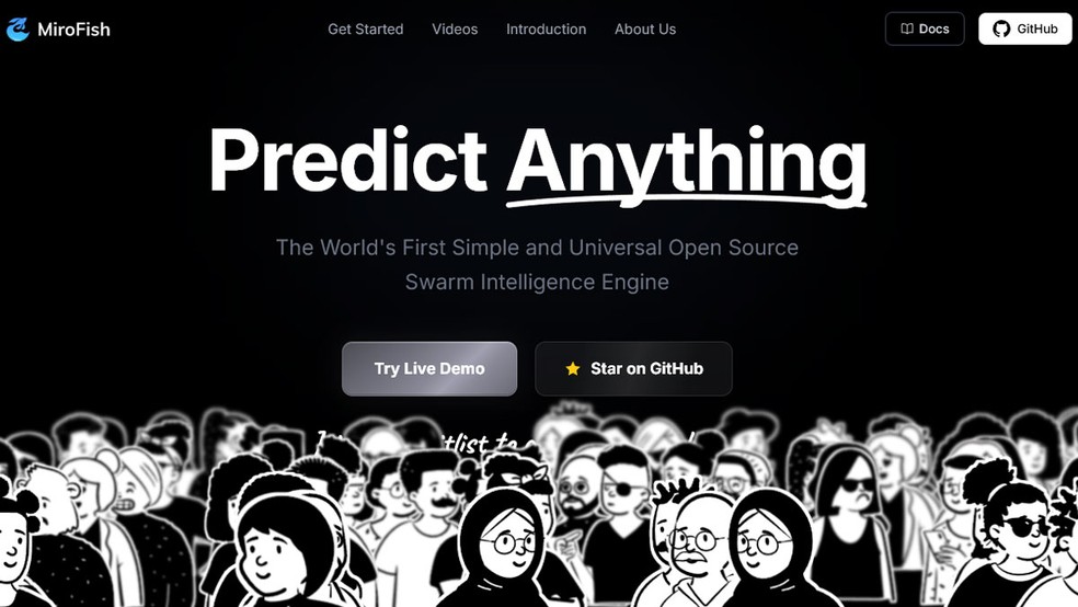  Reprodução/MiroFish