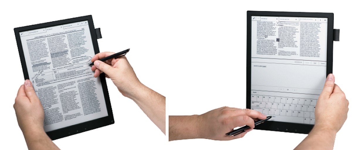 Sony Digital Paper, e-reader que permite anotações, será vendido em maio