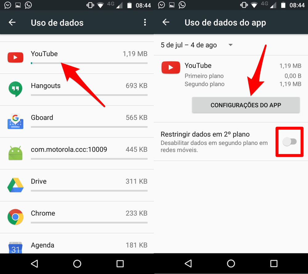 Como usar o YouTube no celular apenas pelo Wi-Fi; dica poupa internet 4G