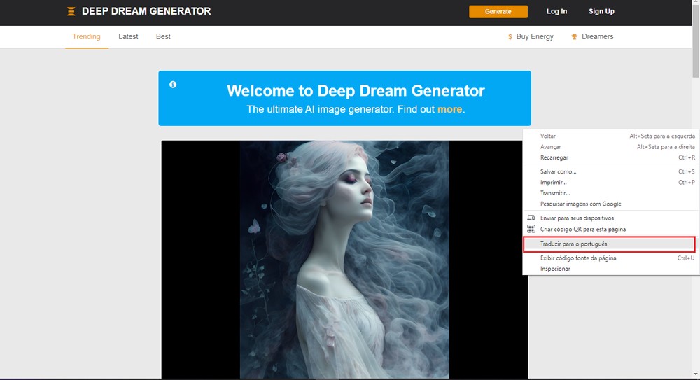 Deep Dream Generator: como gerar imagens com inteligência artificial