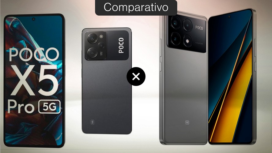 Poco X5 Pro vs Poco X6 Pro: saiba o que muda entre celulares da Xiaomi