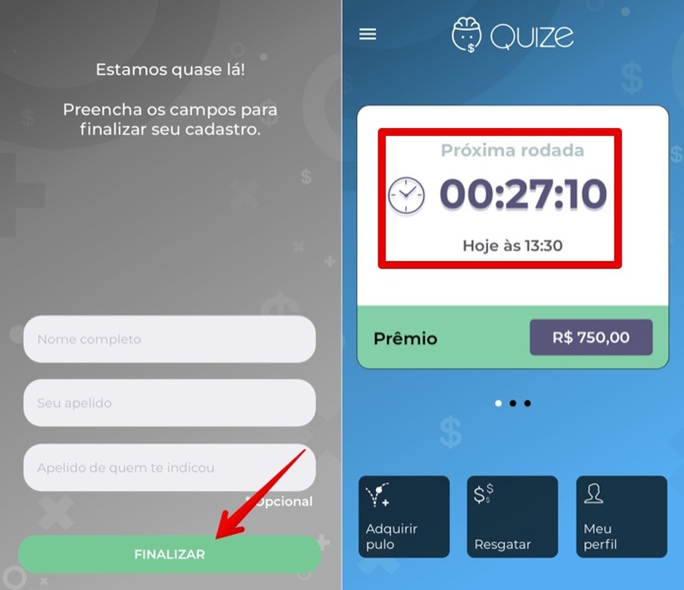 Como usar o Quize, aplicativo de perguntas com premiação em dinheiro