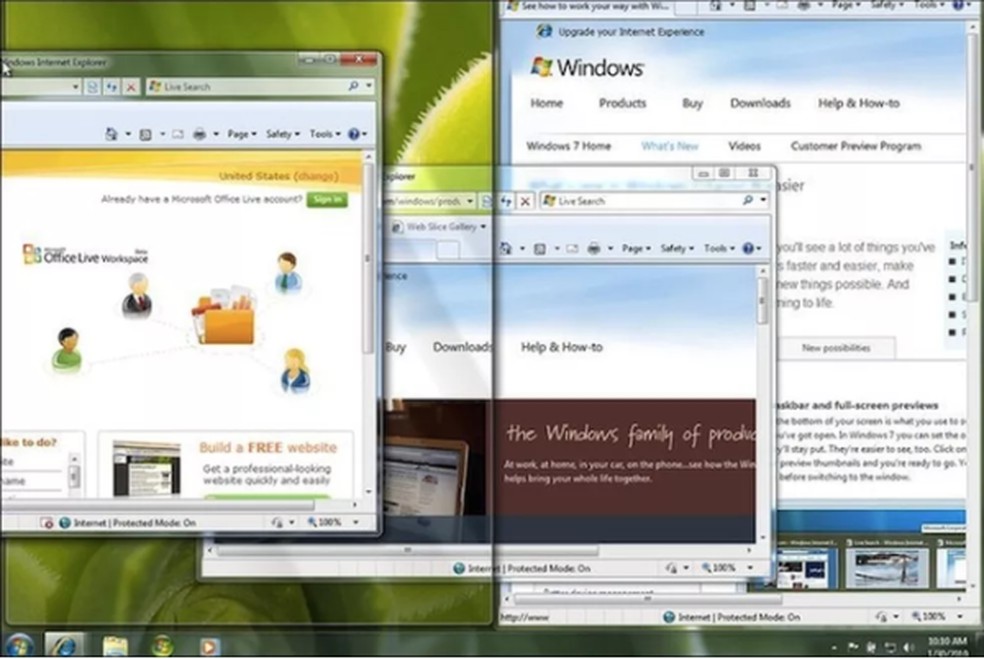 Windows 7 foi lançado no dia 22 de outubro de 2009 — Foto: Reprodução/BBC.co.uk