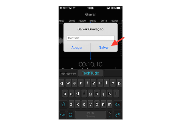 Como gravar um áudio no iPhone utilizando o gravador nativo do iOS?