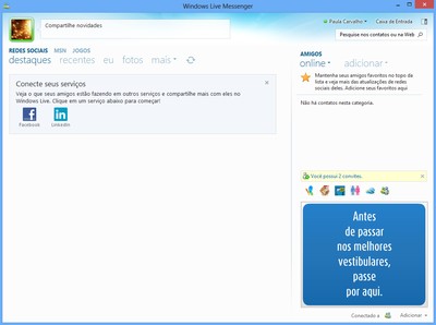 Como usar o MSN Messenger pelo navegador - TecMundo