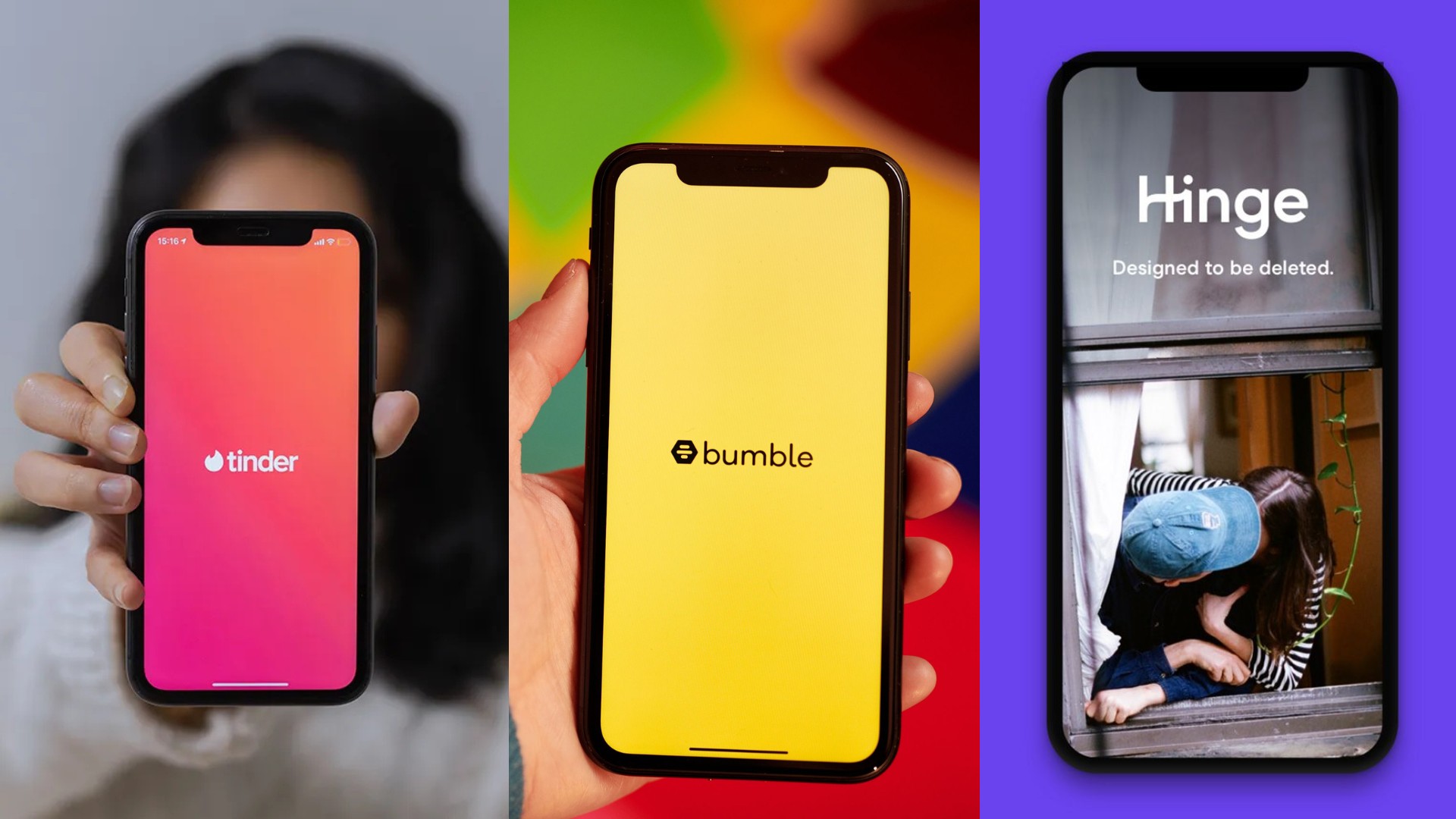 Qual é o melhor app de relacionamento? Testamos Tinder, Bumble e Hinge