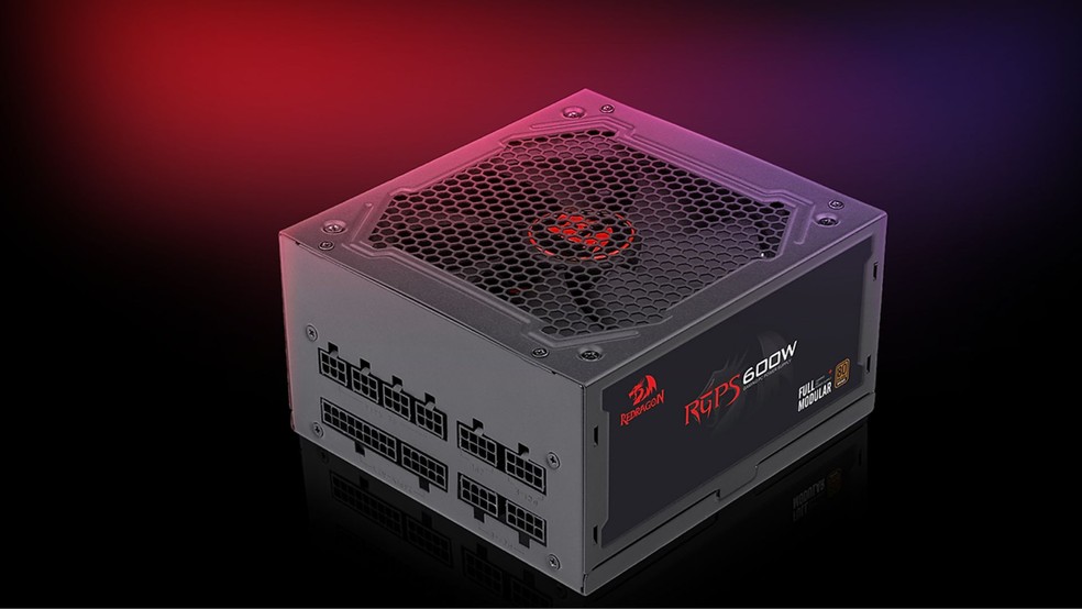Fonte 600W: confira modelos de Redragon e mais fabricantes para comprar em 2024 — Foto: Divulgação/Redragon