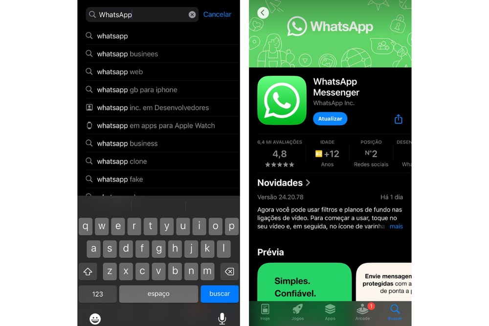 Como baixar o WhatsApp no iPhone? Confira passo a passo
